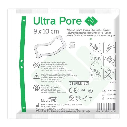 ISEKLEEPUV PLAASTER ULTRA PORE 9X10CM (MEDRULL)