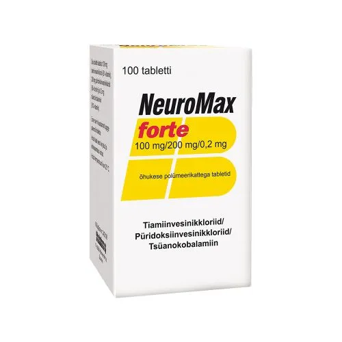 NEUROMAX FORTE TBL 100MG + 200MG + 0,2MG N100