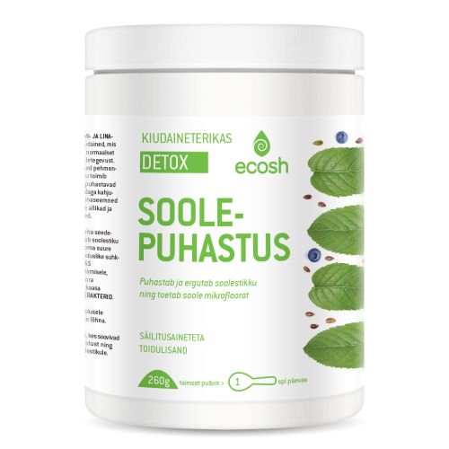 ECOSH KIUDAINETERIKAS SOOLEPUHASTUS DETOX 260G