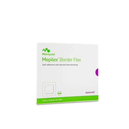 MEPILEX BORDER FLEX PLAASTER 12,5X12,5CM N5 STER