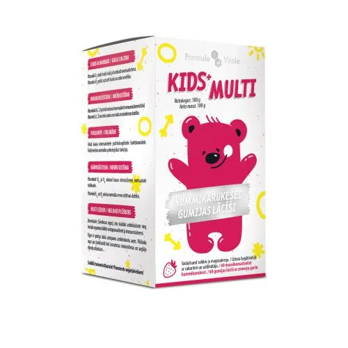 FORMULA VITALE KIDS+ MULTI KUMMIKARUKESED N60