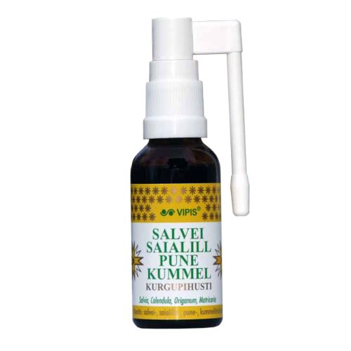 VIPIS SALVEI-SAIALILL-PUNE-KUMMEL KURGUPIHUSTI 30ML