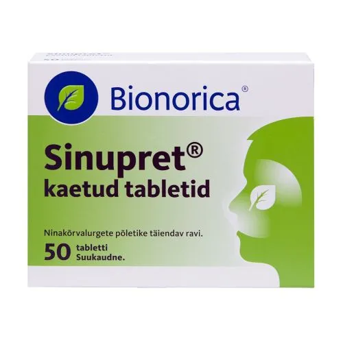 SINUPRET KAETUD TBL 6MG+18MG+18MG+18MG+18MG N50