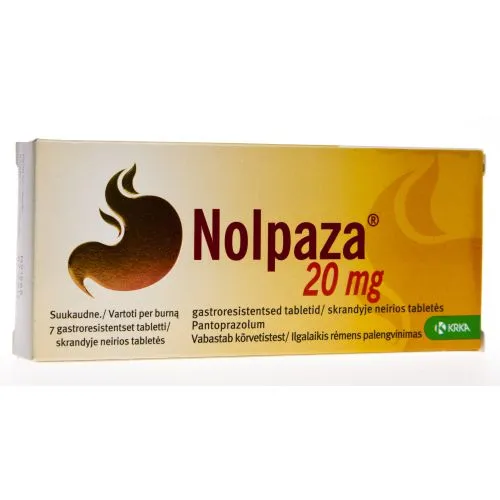 NOLPAZA GASTRORESISTENTNE TBL 20MG N7