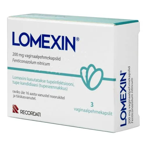 LOMEXIN VAGIN CAPS 200MG N3