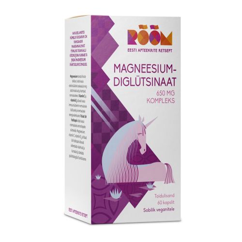 RÕÕM MAGNEESIUMDIGLÜTSINAAT 650MG KOMPLEKS N60