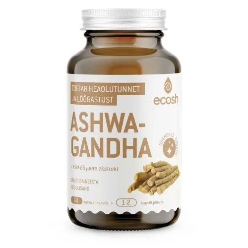 ECOSH ASHWAGANDHA JUURE KAPSLID  N90