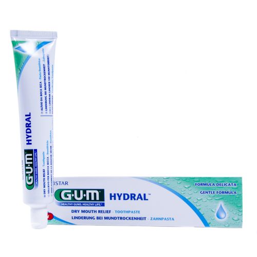 GUM HYDRAL ЗУБНАЯ ПАСТА ПРИ ПРОБЛЕМЕ СУХОСТИ ВО РТУ 75МЛ /6020/