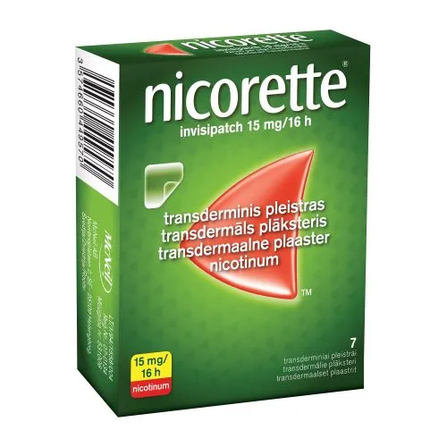 NICORETTE INVISIPATCH TDP 15MG/16H N7