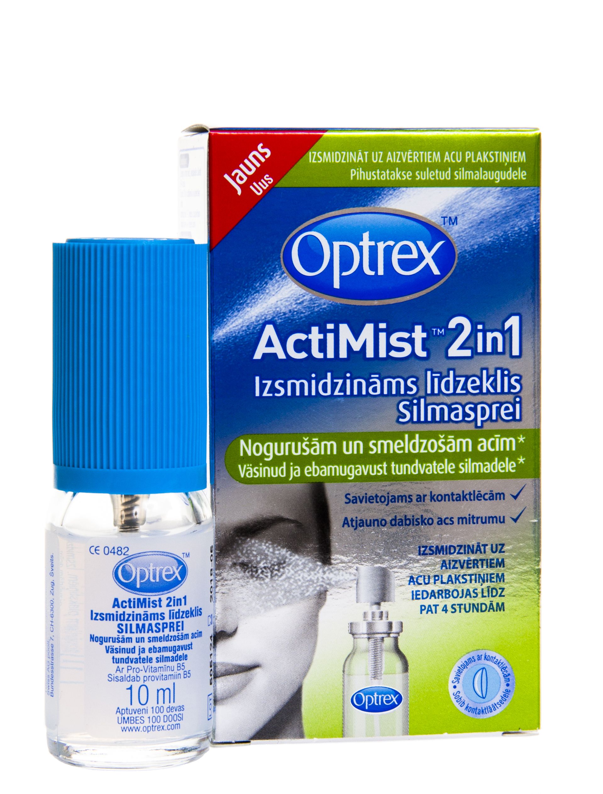 OPTREX ACTIMIST 2IN1 SILMASPREI 10ML VÄSINUD SILMADELE - Product Image 2