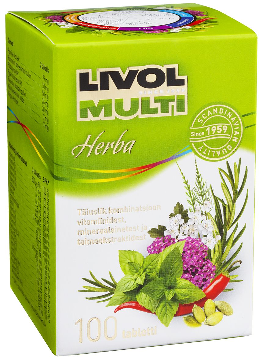 LIVOL MULTI HERBA TBL N100 - Product Image 2