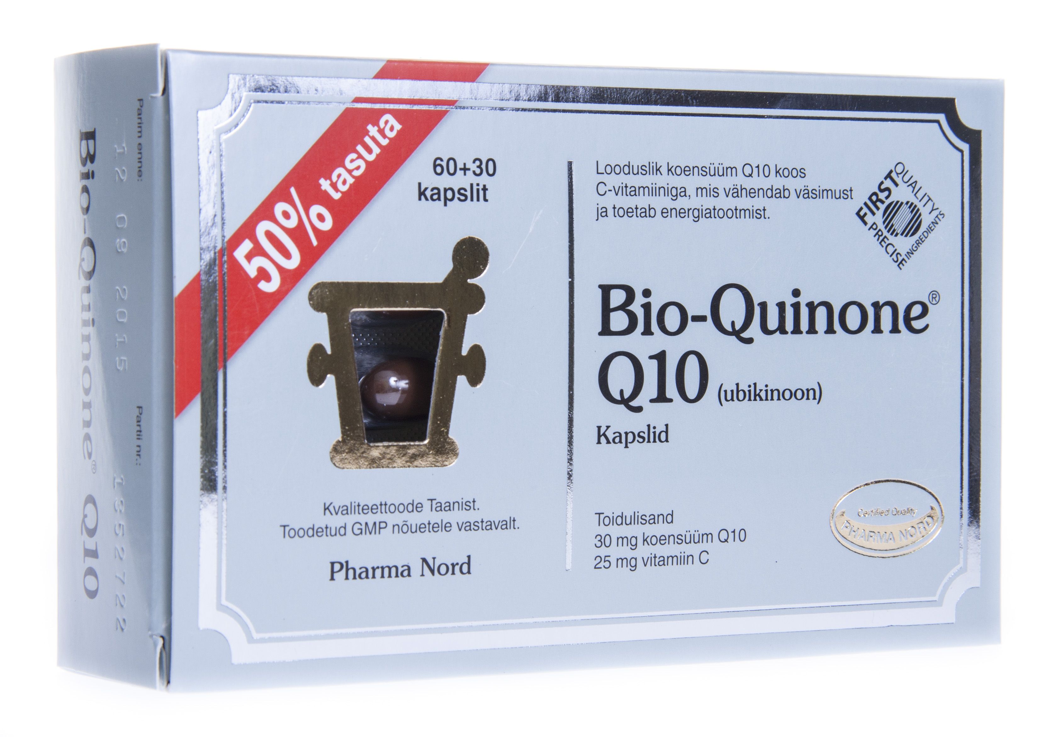 BIO-QUINONE ACTIVE Q10 CAPS 30MG N60+N30 - Product Image 2