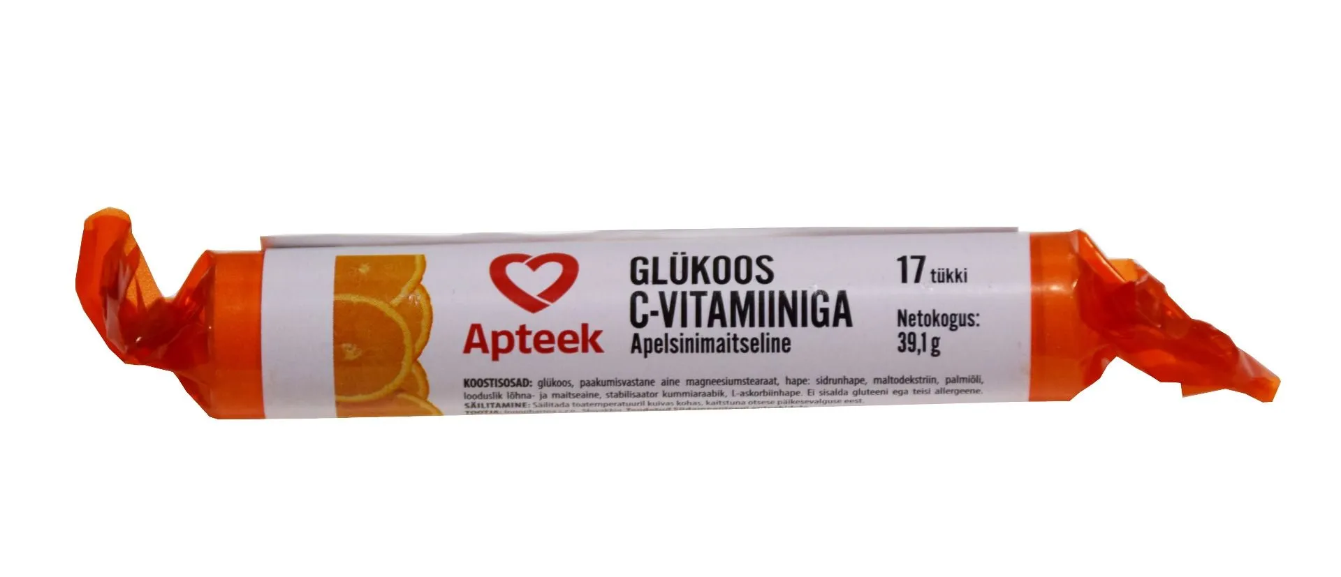 SA GLÜKOOSIDROPSID C-VITAMIINIGA (APELSIN) N17 (39G) - Product Image 2