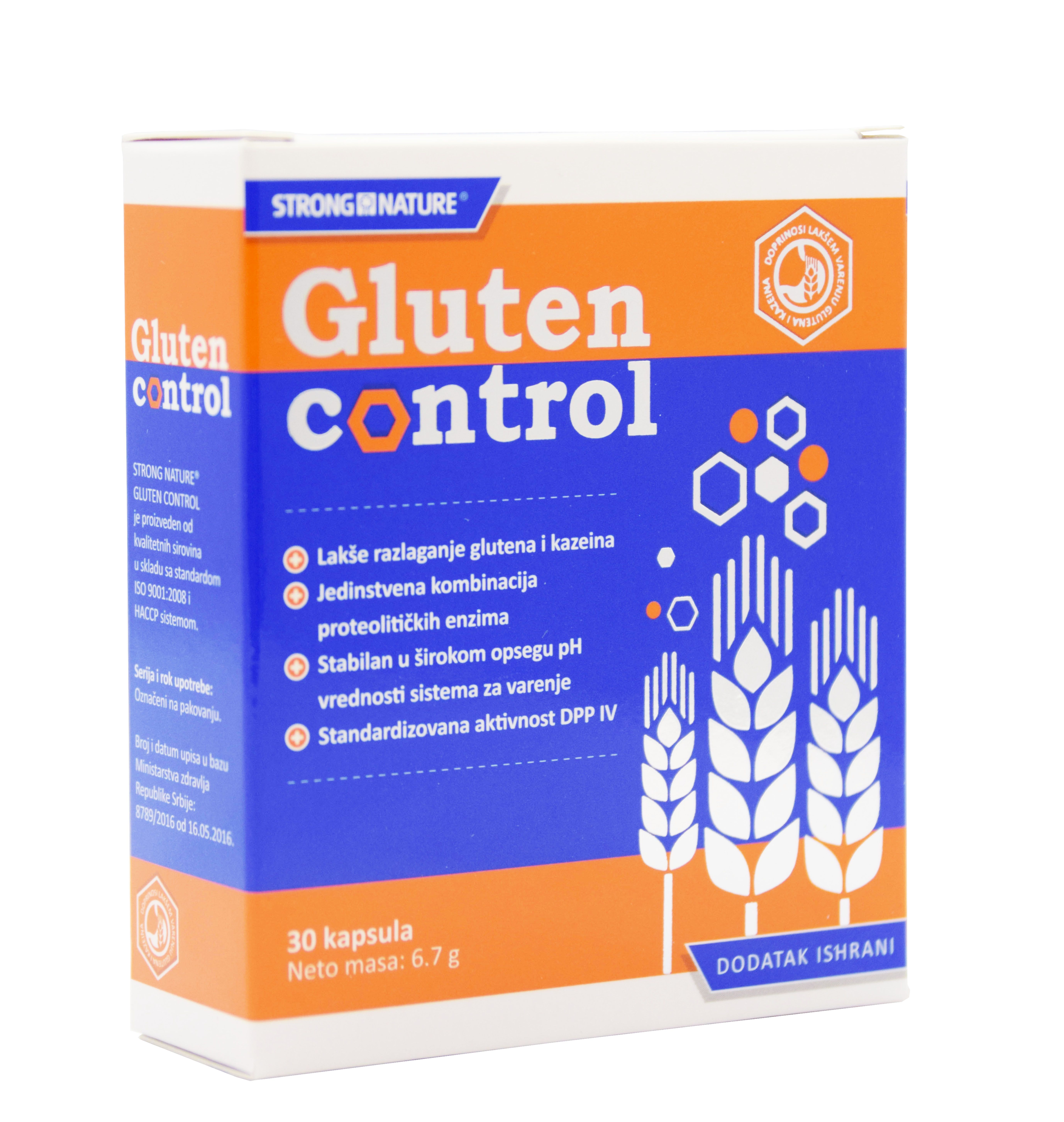 STRONG NATURE GLUTEN CONTROL CAPS N30 - Product Image 2