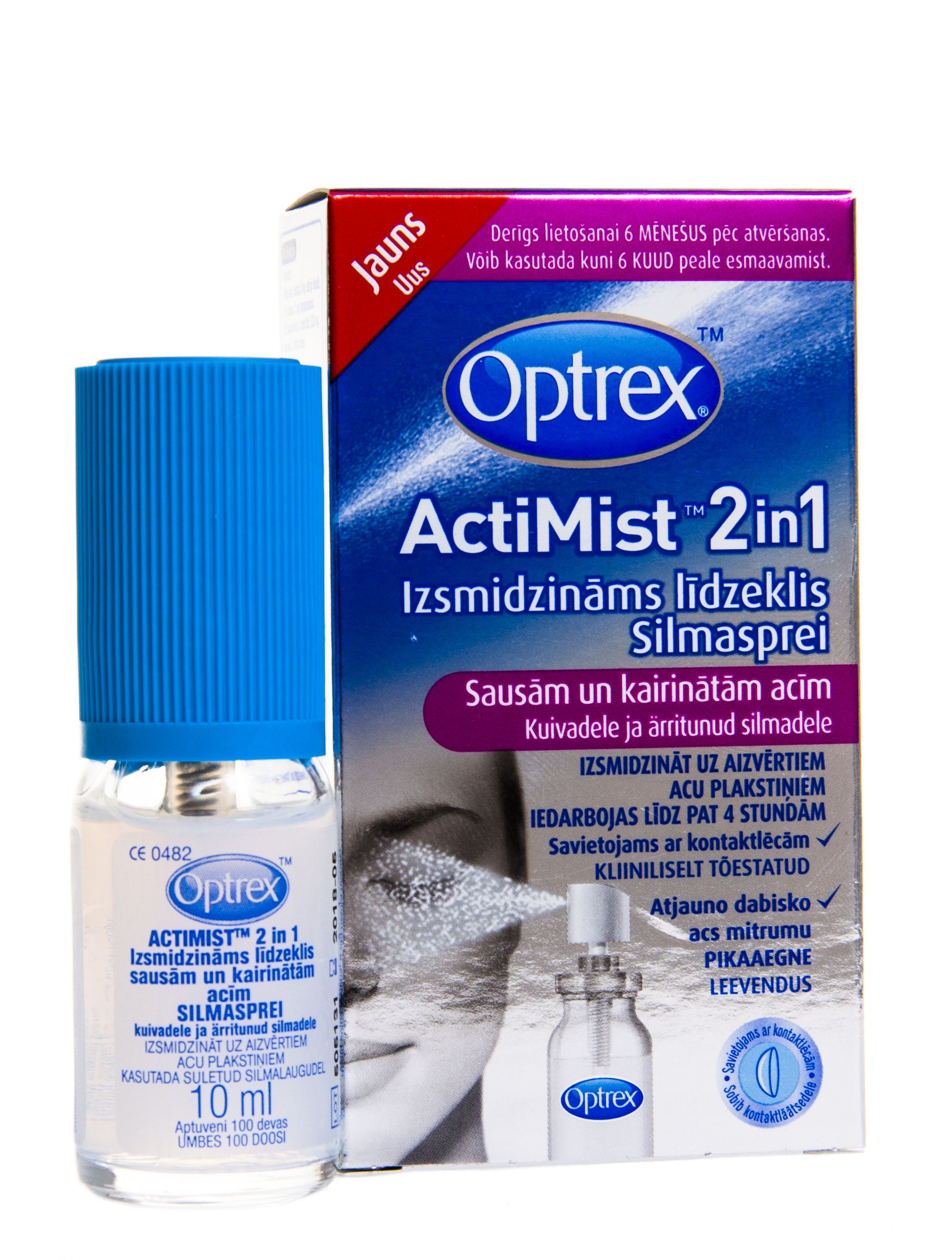 OPTREX ACTIMIST 2IN1 SILMASPREI 10ML ÄRRITUNUD SILMADELE - Product Image 2