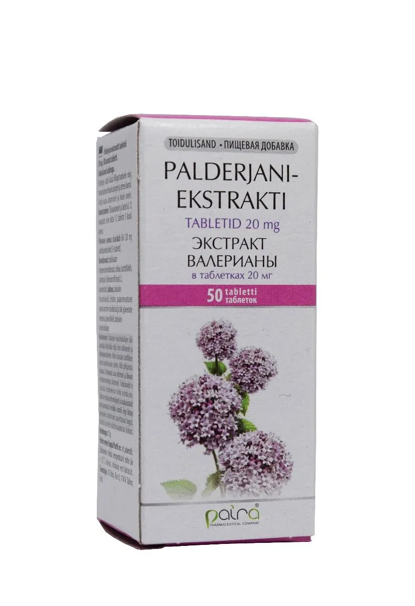 PALDERJANIEKSTRAKTI TABLETID 0,02G N50 (PAIRA) - Product Image 2